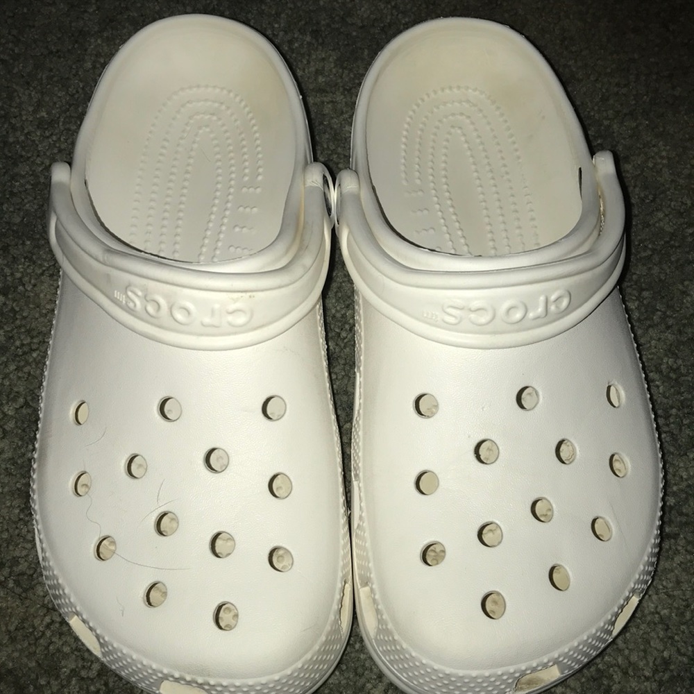White crocs